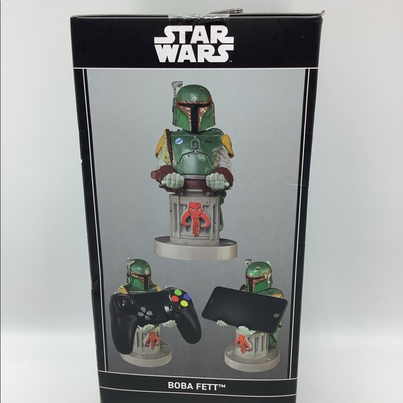 BOBA FETT, ..The ORIGINAL PHONE & CONTROLLER  HOLDER .. BNIP ..🤖 - Picture 2 of 5